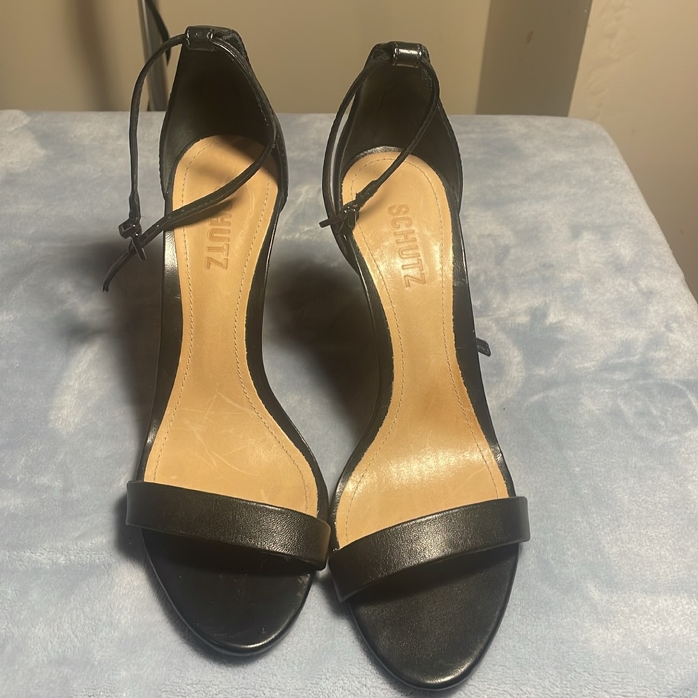 Schultz strap high heels